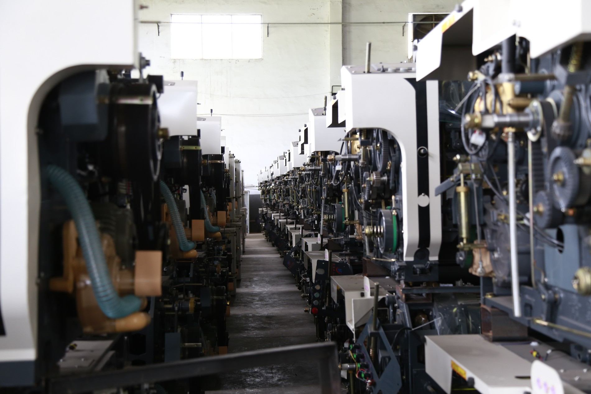 Harmony Impex China Tour 2026 - Looms Ready for Dispatch. Textile looms prepared and ready for dispatch.